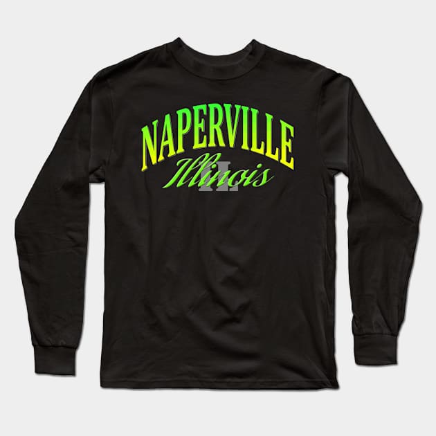 City Pride: Naperville, Illinois Long Sleeve T-Shirt by Naves